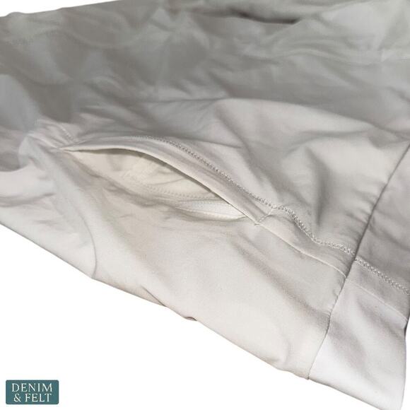 Lululemon Hit It Jacket White Laser Cut Perforated Zip Up Activewear Size 4 - Picture 6 of 14